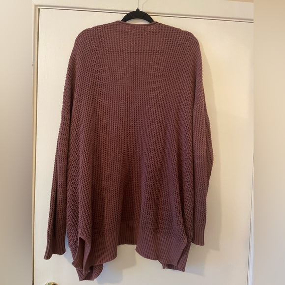 Universal Thread Open Knit Cardigan Dusty Rose Color Size XL - Picture 2 of 2